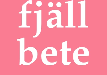 Synonym fjällbete