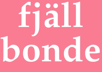 Synonym fjällbonde
