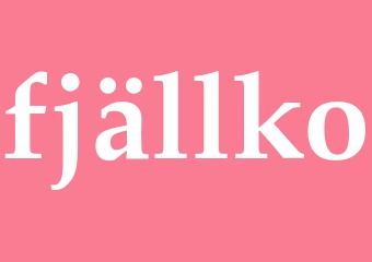 Synonym fjällko
