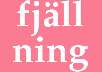 Synonym fjällning