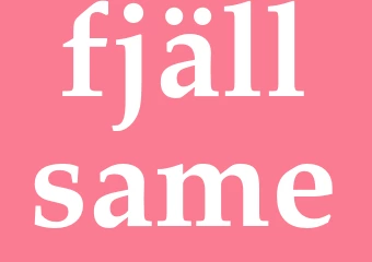 Synonym fjällsame