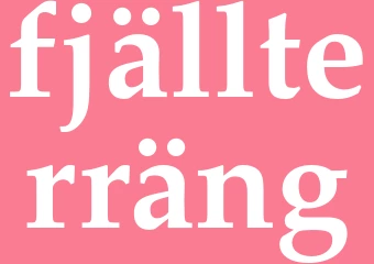 Synonym fjällterräng