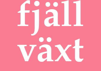 Synonym fjällväxt