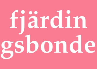 Synonym fjärdingsbonde