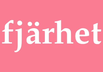 Synonym fjärhet