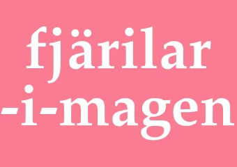 Synonym fjärilar i magen