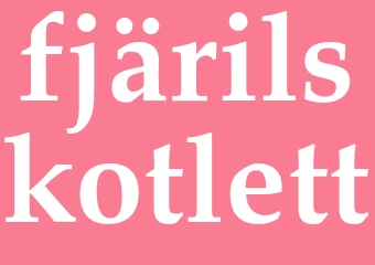 Synonym fjärilskotlett