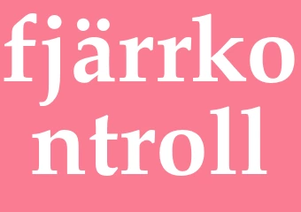 Synonym fjärrkontroll