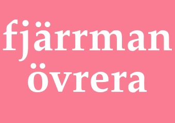 Synonym fjärrmanövrera
