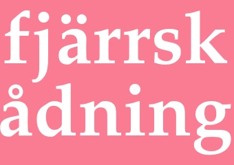 Synonym fjärrskådning