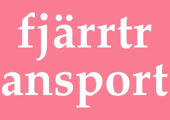 Synonym fjärrtransport
