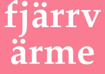 Synonym fjärrvärme