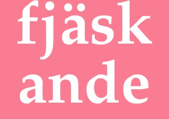 Synonym fjäskande