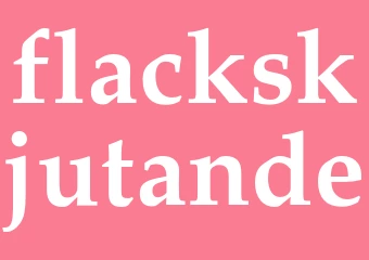 Synonym flackskjutande