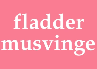 Synonym fladdermusvinge