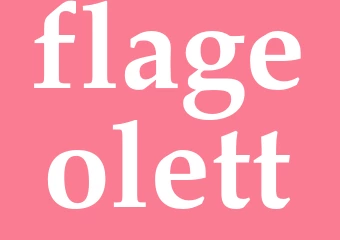 Synonym flageolett