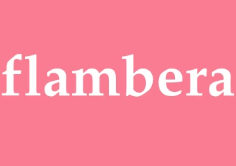Synonym flambera