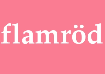 Synonym flamröd