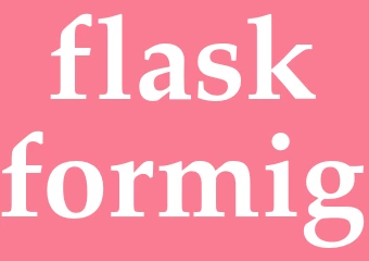 Synonym flaskformig
