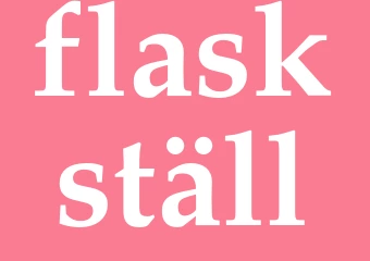 Synonym flaskställ