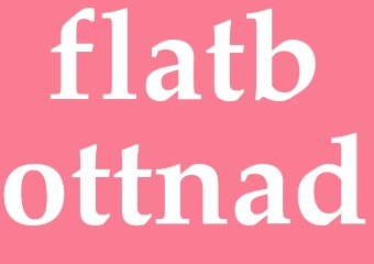 Synonym flatbottnad