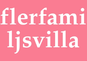 Synonym flerfamiljsvilla
