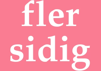 Synonym flersidig
