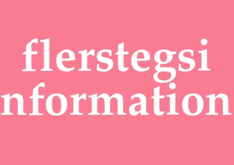 Synonym flerstegsinformation