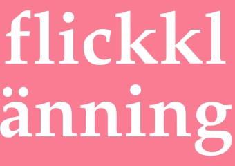 Synonym flickklänning