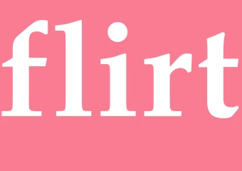 Synonym flirt