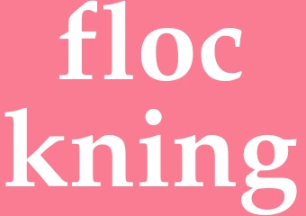 Synonym flockning