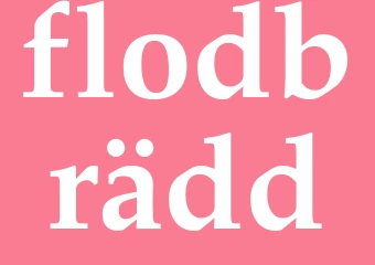 Synonym flodbrädd