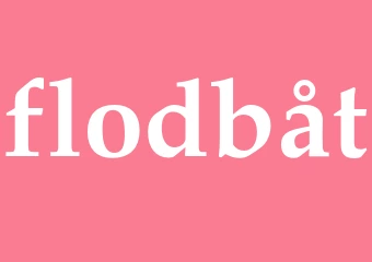 Synonym flodbåt