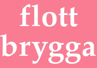 Synonym flottbrygga