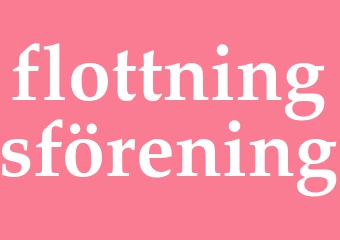 Synonym flottningsförening