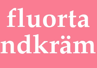 Synonym fluortandkräm