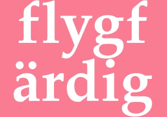 Synonym flygfärdig