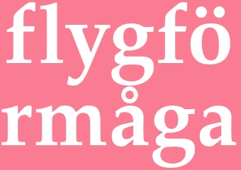 Synonym flygförmåga