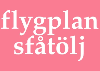 Synonym flygplansfåtölj