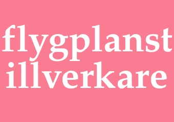 Synonym flygplanstillverkare