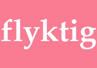 Synonym flyktig