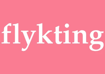 Synonym flykting