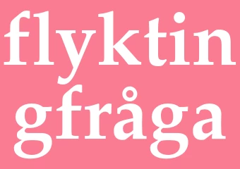 Synonym flyktingfråga