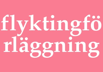 Synonym flyktingförläggning