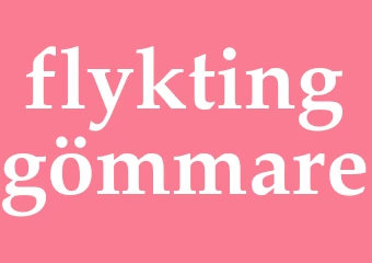 Synonym flyktinggömmare