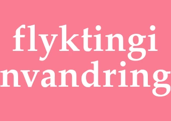 Synonym flyktinginvandring