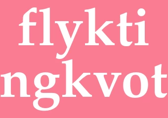 Synonym flyktingkvot