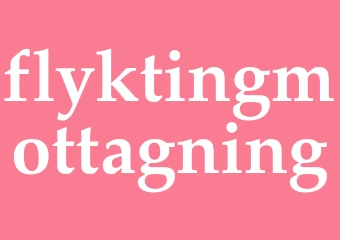 Synonym flyktingmottagning