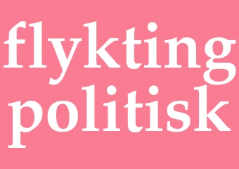 Synonym flyktingpolitisk