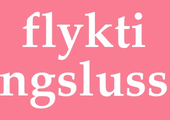 Synonym flyktingsluss